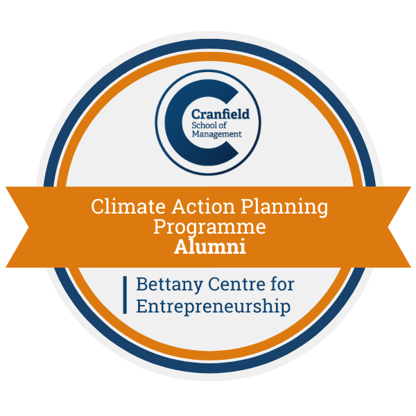 Cranfield Climate Action Planning Programme Alumni, Bettany Centre for Entrepreneurship