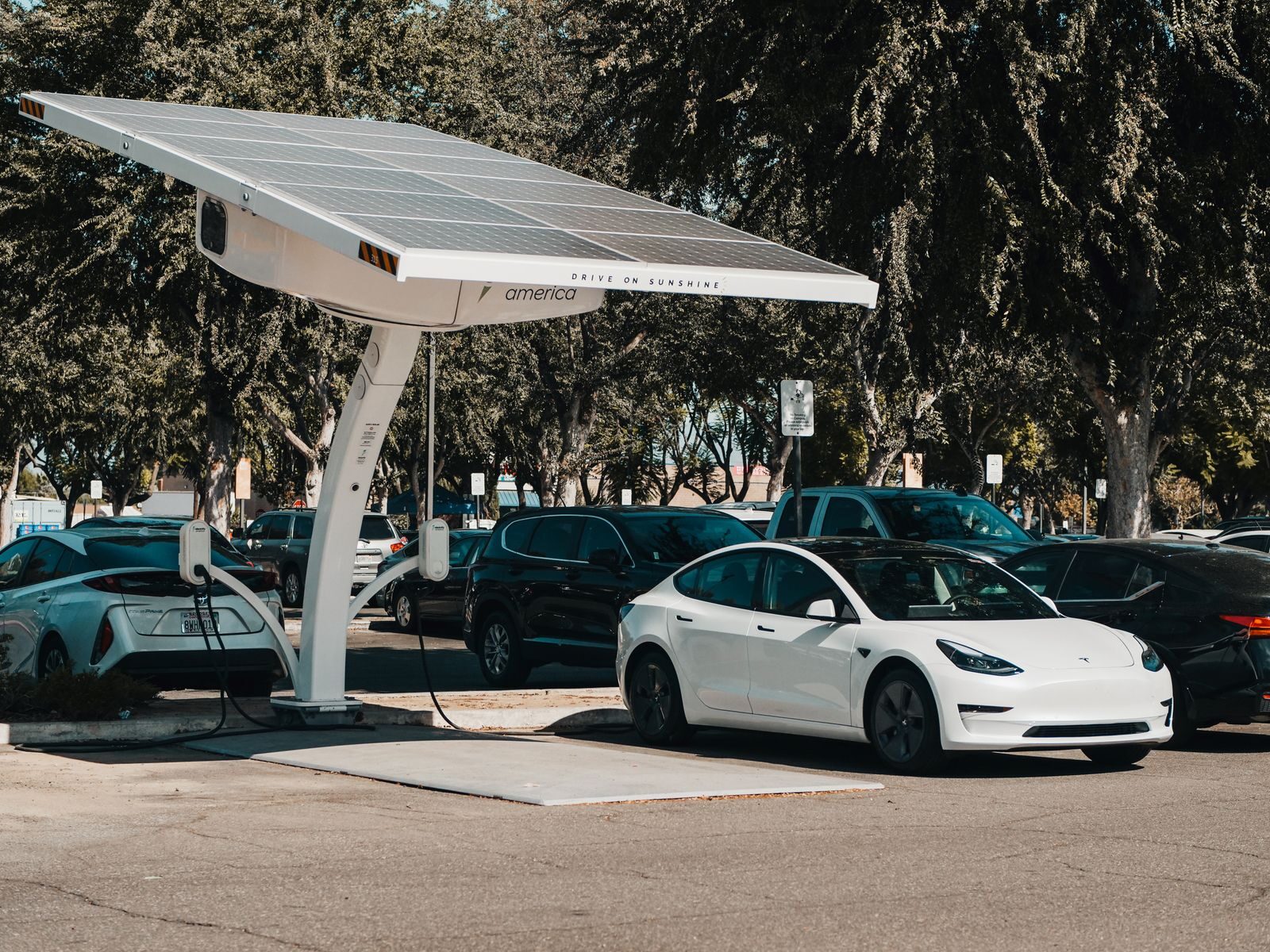 Network of EV charge points