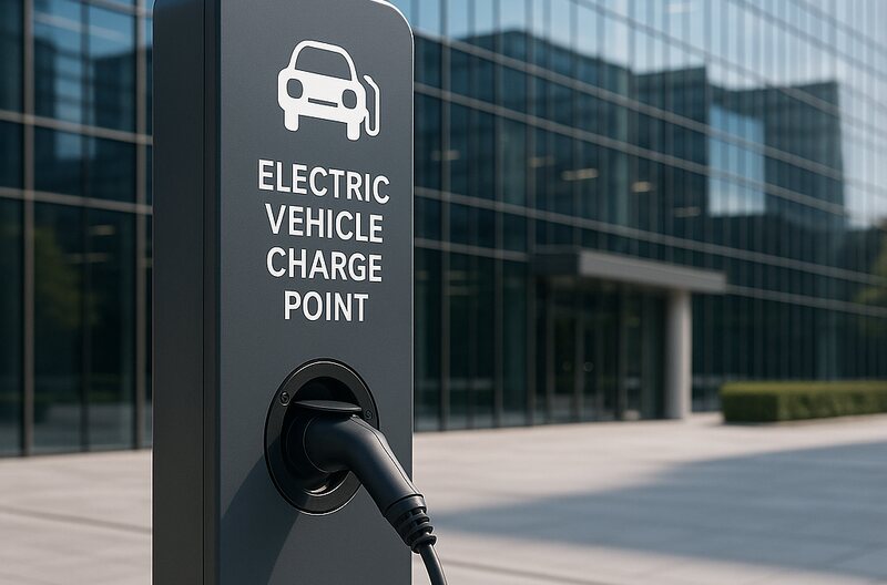 EV charge points being maintained
